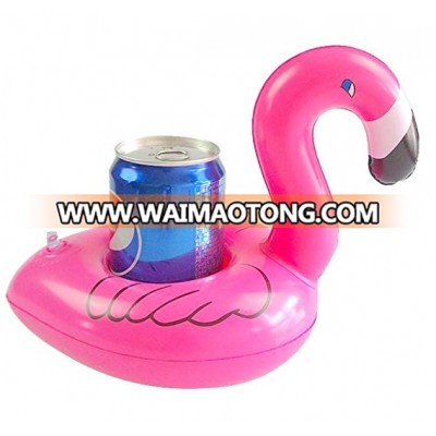 Mini Flamingo Inflatable Drink Cup Holders Decoration Wedding Birthday Party Supply Swimming Pool Toys