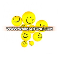 Custom stress ball emoji smile 6.3cm PU foam stress reliever