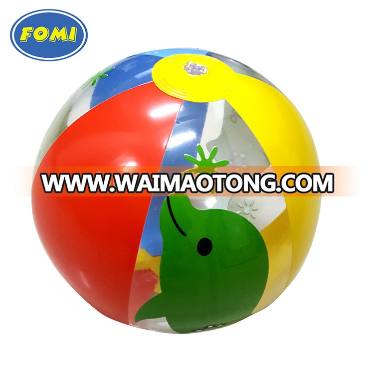 Wholesale custom Good quality baby PVC promotional inflatable beach ball